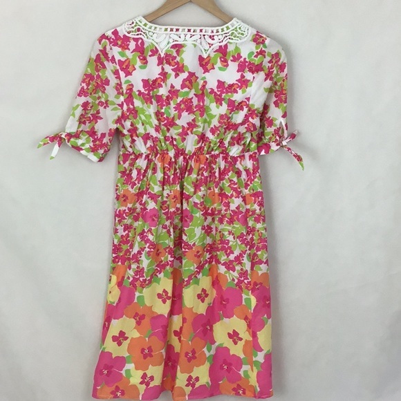 LILLY PULITZER Floral Pinch Print Dress - Picture 6 of 11